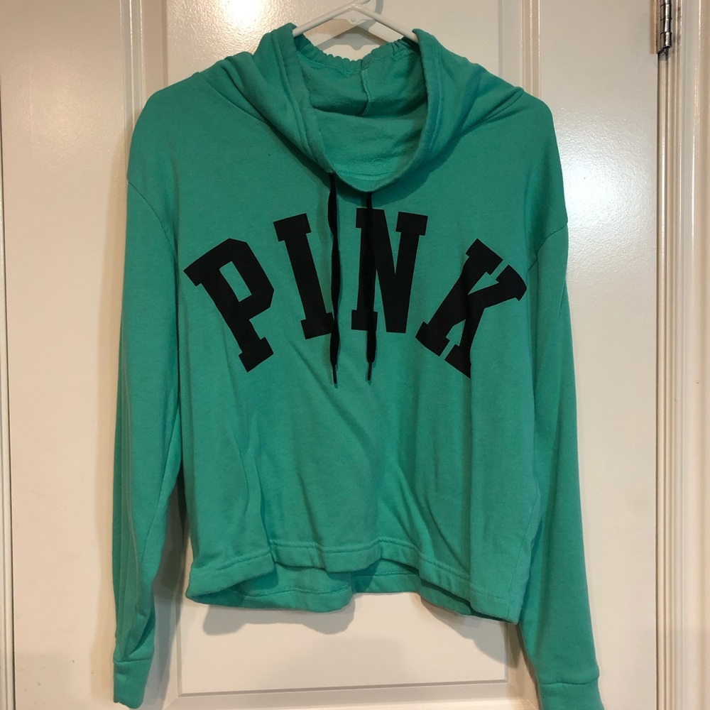 VS PINK CROPPED SWEATSHIRT